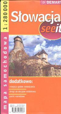 SŁOWACJA 1:280 000 MAPA SAMOCHODOWA