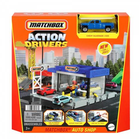Matchbox Prawdziwe przygody Warsztat samochodowy