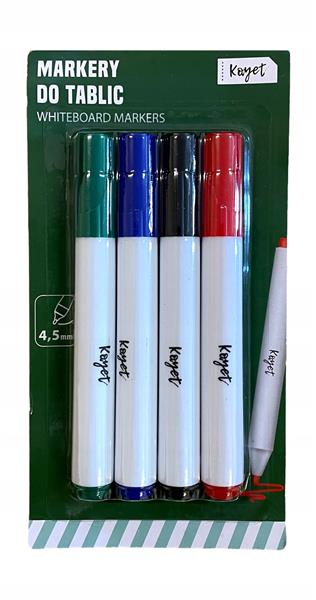 MARKERY DO TABLIC 4 KOLORY 4,5 MM 4 SZT