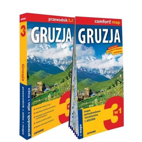 COMFORT! MAP GRUZJA 3W1 PRZEWODNIK + ATLAS + MAPA