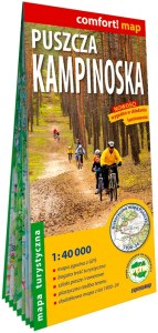 Puszcza Kampinoska laminowana mapa turystyczna 1:40 000