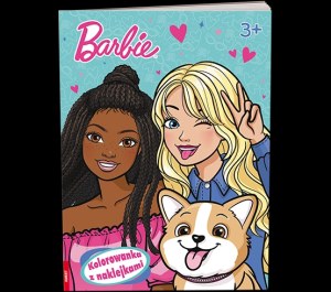 Mattel Barbie Kolorowanka z naklejkami NA-1112
