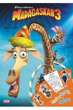 Kolorowanka i naklejki Madagaskar