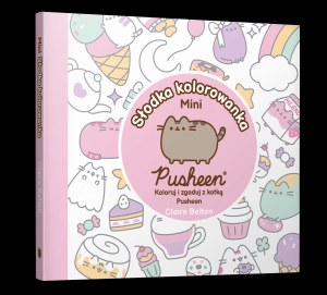 Słodka minikolorowanka Pusheen. Pusheen