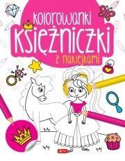 KSIĘŻNICZKI. KOLOROWANKA Z NAKLEJKAMI