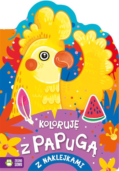 KOLORUJĘ Z PAPUGĄ