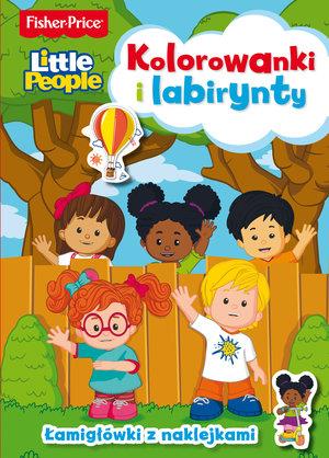 FISHER PRICE. LITTLE PEOPLE. KOLOROWANKI I LABIRYN