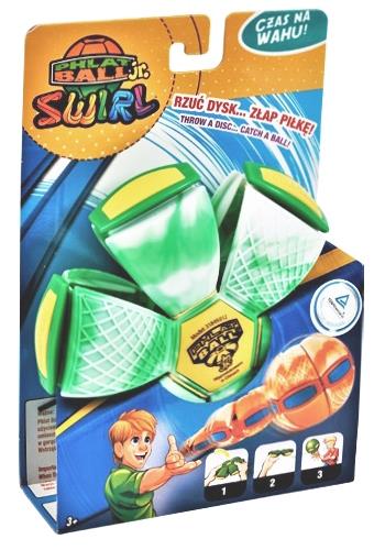 DYSKOPIŁKA LATAJĄCY DYSK PHLATBALL SWIRL ZIELONA