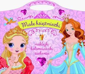 MAŁE KSIĘŻNICZKI NAKLEJKI KOLOROWANKI ZADANIA