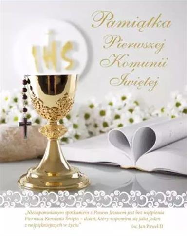Pamiątka Pierwszej Komunii Świętej