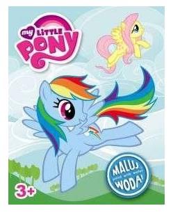 My Little Pony malowanka wodna błękitna br Ameet