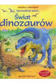 Świat dinozaurów. Książka z okienkami