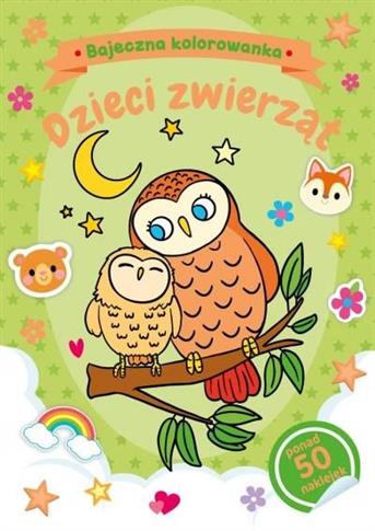 BAJECZNA KOLOROWANKA DZIECI ZWIERZAT