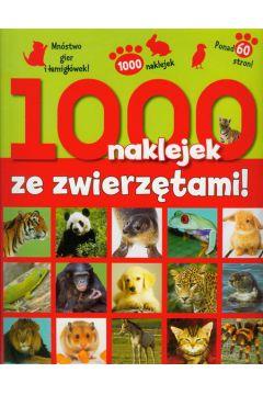 1000 naklejek ze zwierzętami