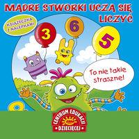 MĄDRE STWORKI UCZĄ SIĘ LICZYĆ KSIĄŻKA Z NALEPKAMI