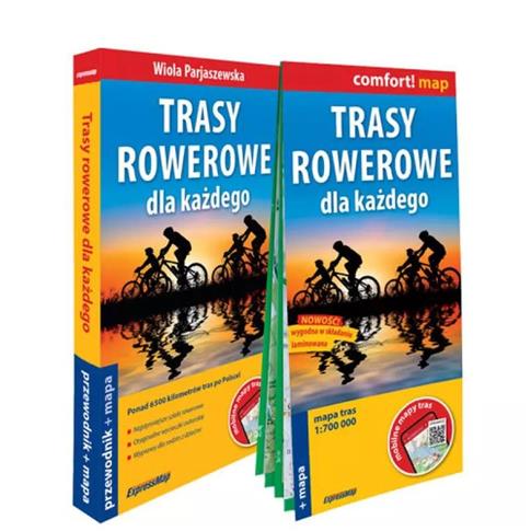 TRASY ROWEROWE DLA KAŻDEGO 2W1: PRZEWODNIK + MAPA