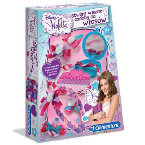 CLEMENTONI. VIOLETTA STWÓRZ WŁASNE OZDOBY DO WŁ.