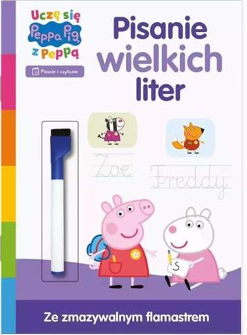 PEPPA PIG. UCZĘ SIĘ Z PEPPĄ PISANIE WIELKICH LITER