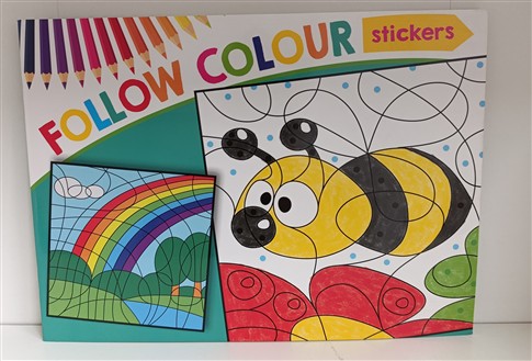 FOLLOW COLOUER STICKERS