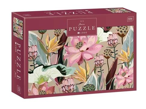 INTERDRUK, PUZZLE 1000 ELEMENTÓW FLOWERS 2