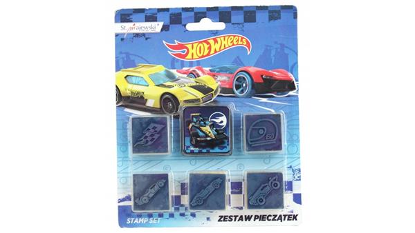 ZESTAW PIECZĄTEK HOT WHEELS