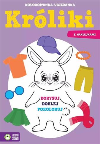 KOLOROWANKA-UBIERANKA. KRÓLIKI