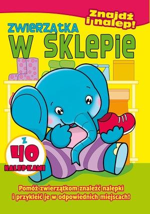 ZWIERZĄTKA W SKLEPIE. ZNAJDŹ I NALEP