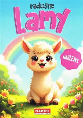 KOLOROWANKA Z NAKLEJKAMI RADOSNE LAMY
