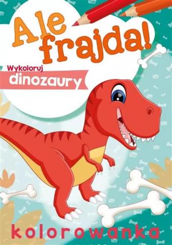 Ale frajda! Wykoloruj dinozaury