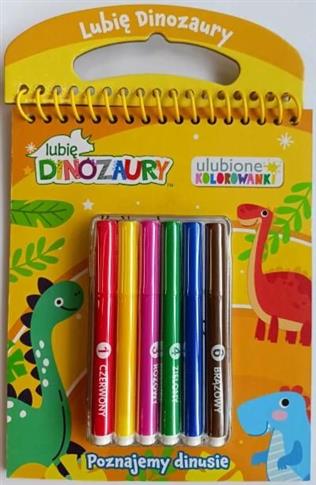 Lubię Dinozaury. Ulubione kolorowanki