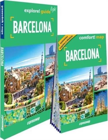 Barcelona light: przewodnik + mapa