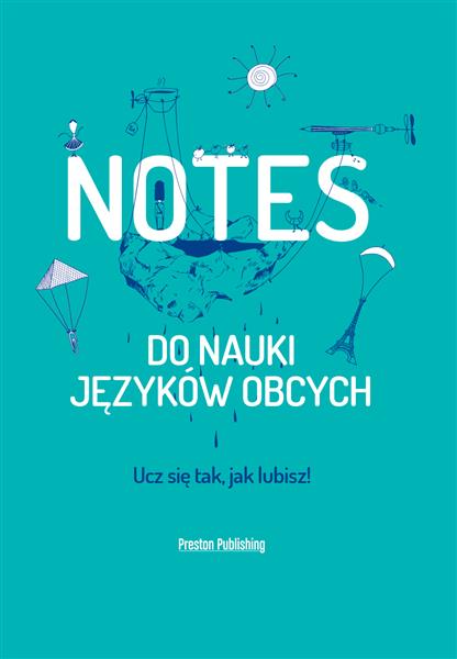 Notes do nauki języków obcych, zielony