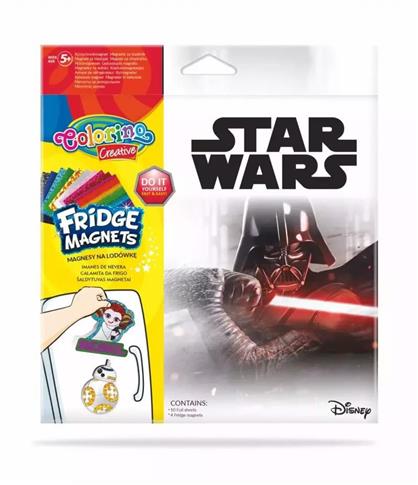 Magnes na lodówką mix 6 wzorów Star Wars