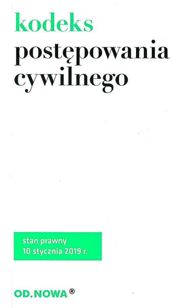 KODEKS POSTĘPOWANIA CYWILNEGO
