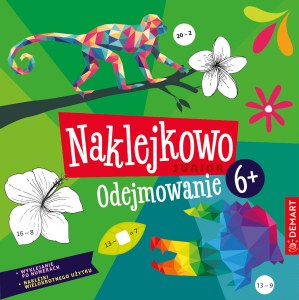 Odejmowanie. Naklejkowo Junior 6+