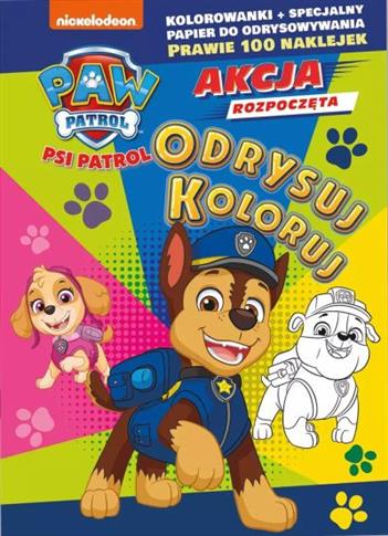 PSI PATROL. ODRYSUJ KOLORUJ. AKCJA ROZPOCZĘTA