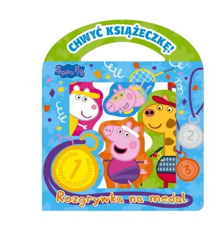 PEPPA PIG CHWYĆ KSIĄŻECZKĘ 2 ROZGRYWKA NA MEDAL