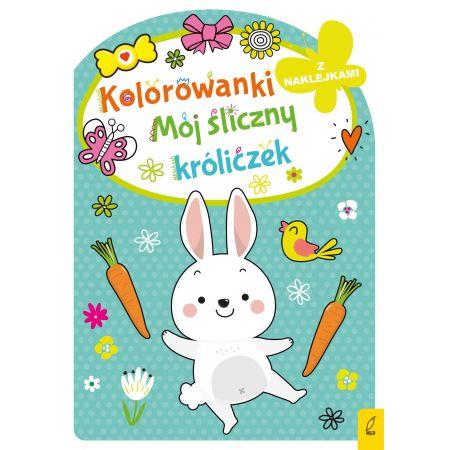 Kolorowanka z wykrojnikiem Mój śliczny króliczek