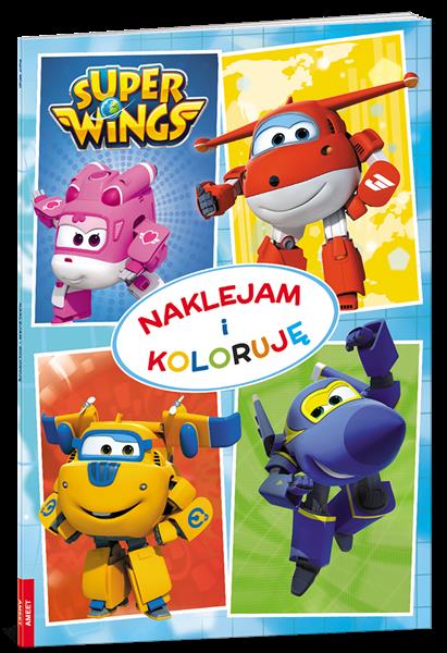SUPER WINGS. NAKLEJAM I KOLORUJĘ