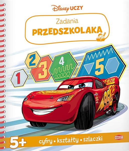 DISNEY UCZY. ZADANIA PRZEDSZKOLAKA. CYFRY, KSZTAŁT