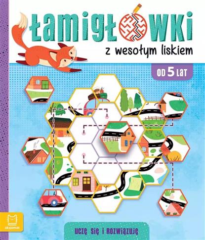 Łamigłówki z wesołym liskiem. Uczę się i rozwiązuj