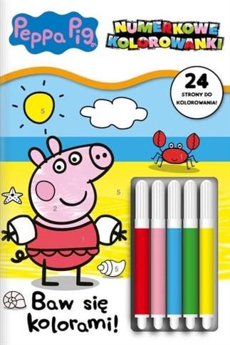 Baw się kolorami! Świnka Peppa. Numerkowe kolorowa