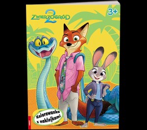 Disney Zwierzogród 2 Kolorowanka z naklejkami NA-9142