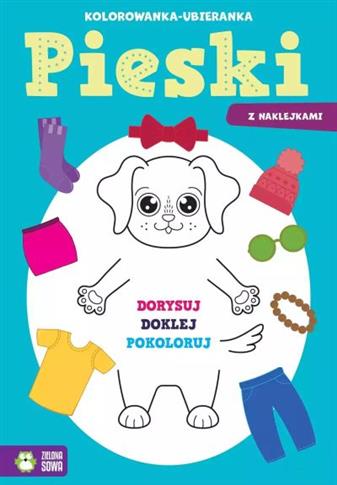 KOLOROWANKA-UBIERANKA. PIESKI