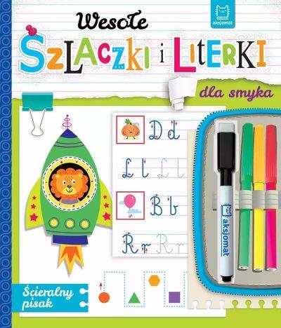 Wesołe szlaczki i literki dla smyka. Ścieralny pis