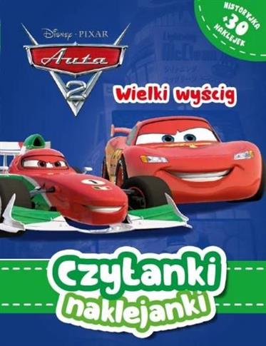 Czytanki naklejanki. Wielki wyścig. Auta