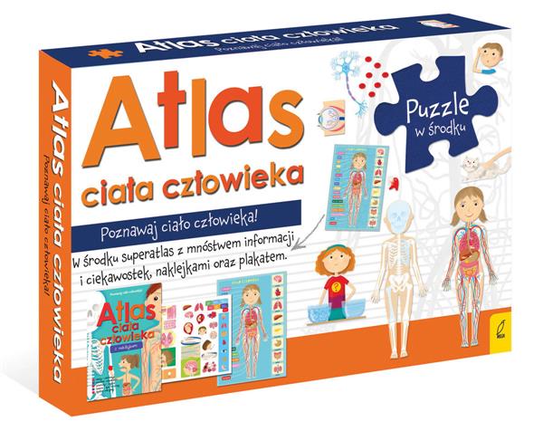 PAKIET ATLAS CIAŁA CZŁOWIEKA. ATLAS. MAP