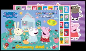 Owocowy dzień. Świnka Peppa. Zabawa w kolory i kształty