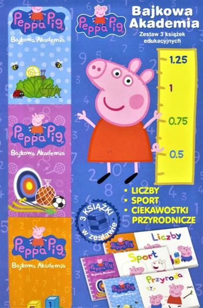 BAJKOWA AKADEMIA.ŚWINKA PEPPA NR 2 123 (3 KSIĄŻKI)