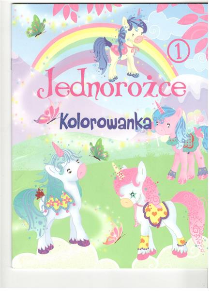 Jednorożce 1 kolorowanka